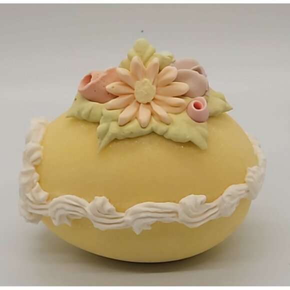 (2) Vintage Panaramic Scenic Sugar Easter Eggs In Box - Picture 3 of 11